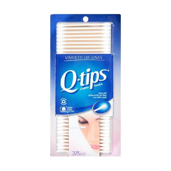 Qtip Brand Cotton Swab 3" 375 Per Box MedSTAT